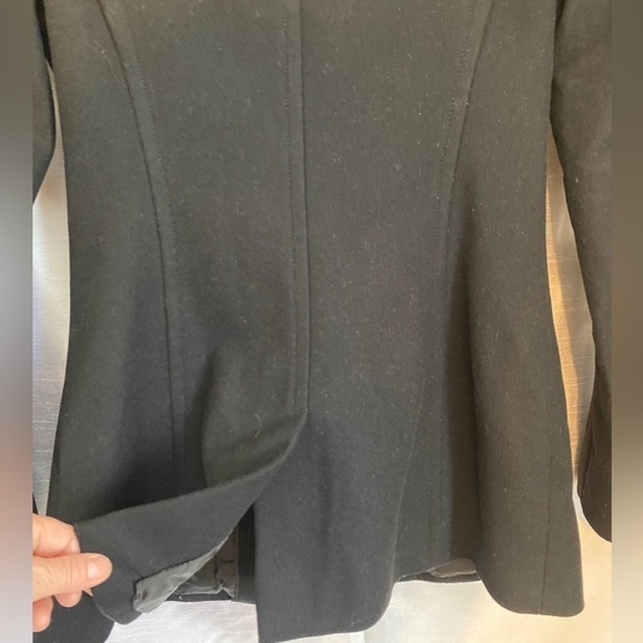 Babaton Wool  Blend Black Quincy Modern TrenchCoat Ladies XSM - Picture 11 of 16